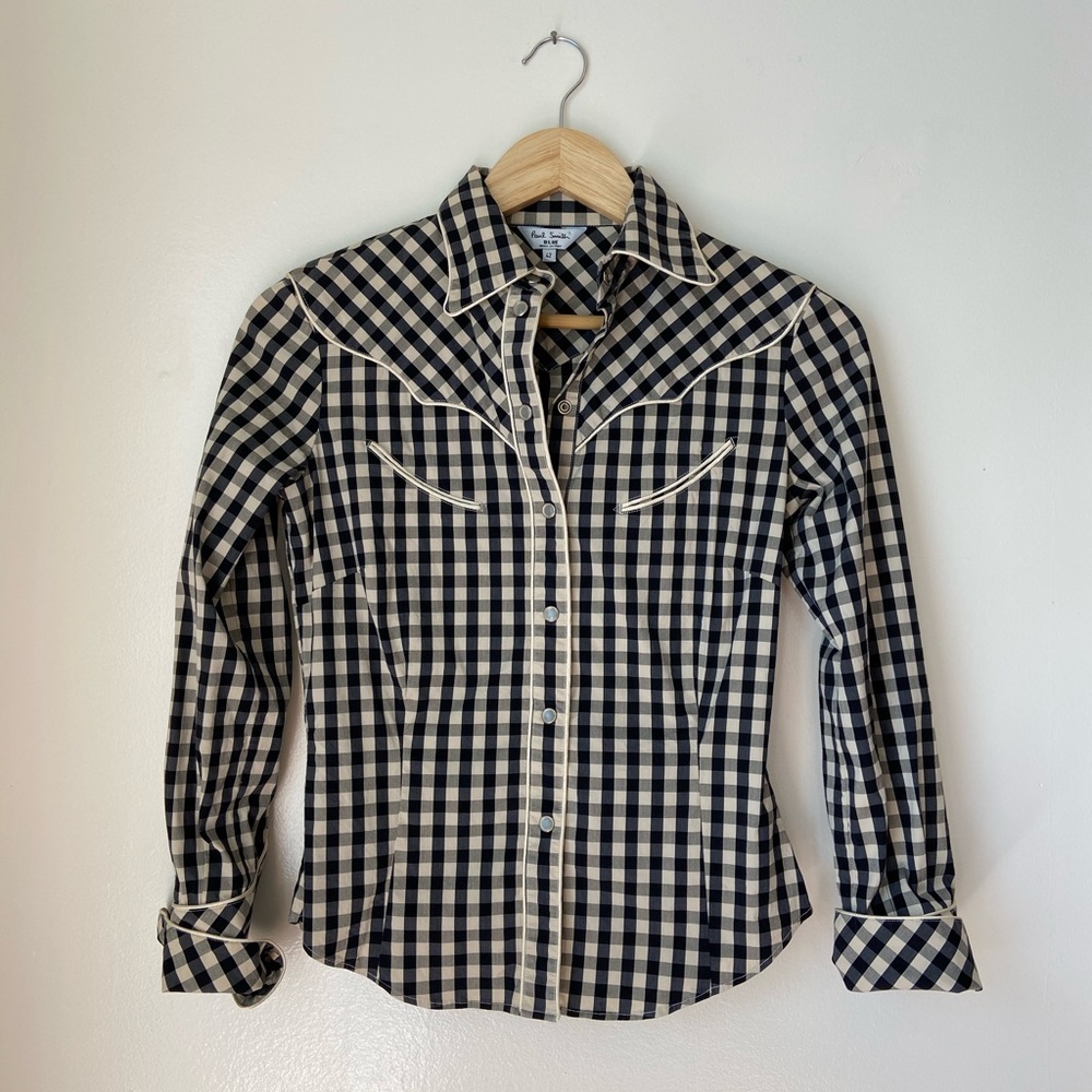 Paul Smith Gingham Western Button Down (42)